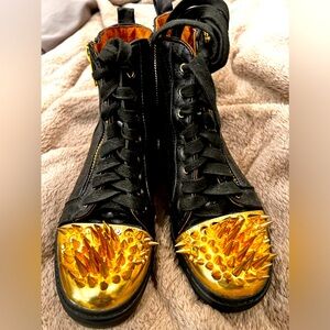 Jeffrey Campbell Quilted Spiked Boots U.S. 7.5